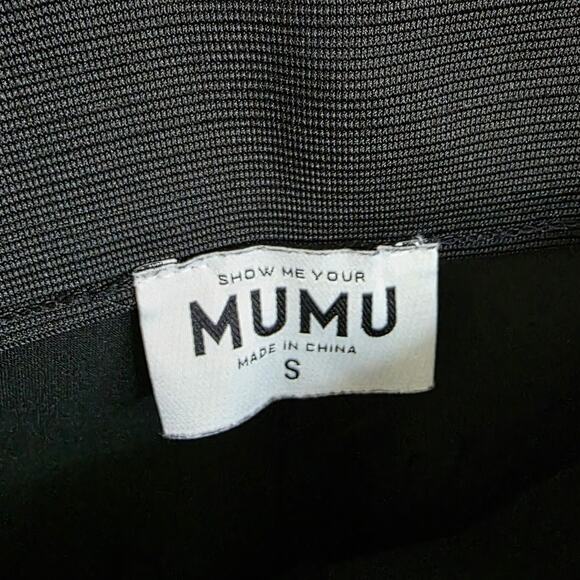 Show Me Your Mumu Nashville Pull On Flare Black Faux Leather High Rise Pants - Picture 7 of 11